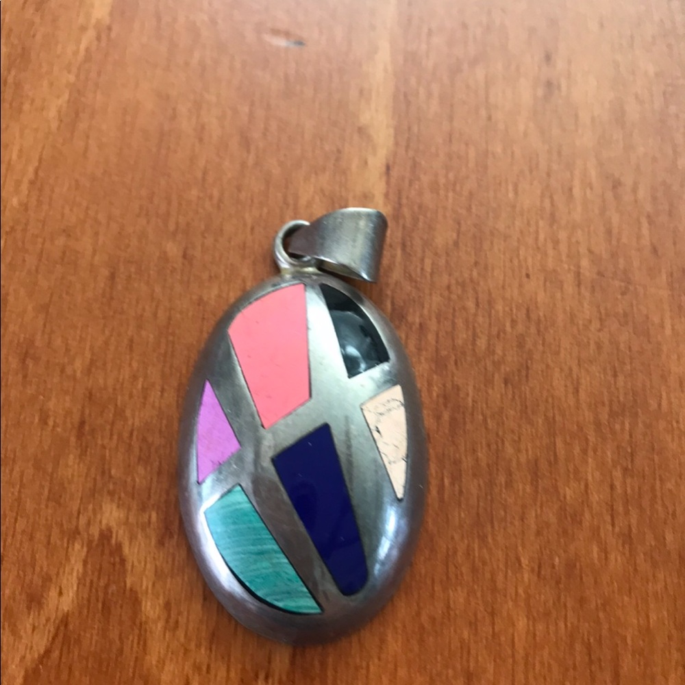 Vintage Sterling Silver Taxco Pendant